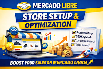 build mercado libre store optimized product listings SEO strategy sales growth