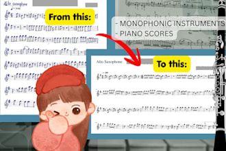 digitalize handwritten sheet music