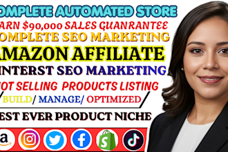 build autopilot amazon affiliate marketing website  pinterest traffic automated