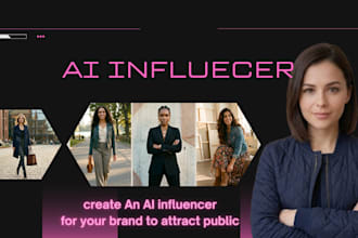 create an ai influncer for your social media promotion