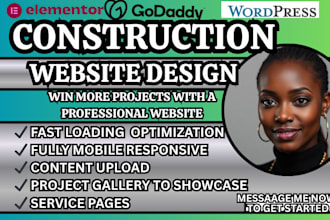 construction website builder development renovation website local business site