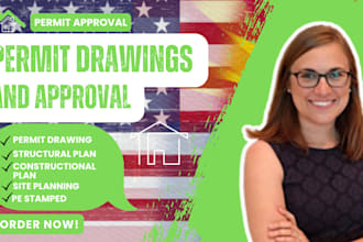 design detailed site plans for permit approval in wa, ca, az, tx, ne, sc, nc