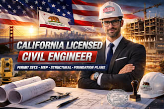 do ca full permit set mep drawing structural drawings foundation plan