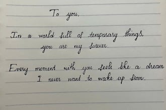 create handwrite letters and notes