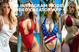 develop saas ai nsfw instagram model, ai nsfw model video creator app