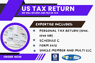 minimize your US tax filings 1040 1065 1120 returns