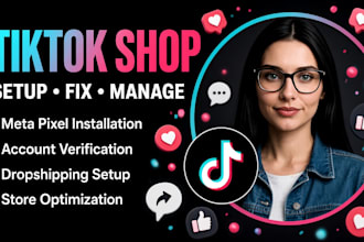 setup and manage tiktok shop fix tik tok shop, tiktok ads manager tik tok editor