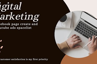 do create facebook page and youtube ads contract me