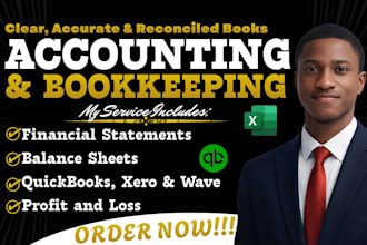 prepare ready financial statements, profit and loss, balance sheet, cashflow