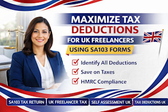 maximize tax deduction for UK freelancers using sa103 forms