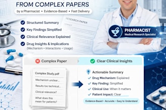summarize and analyze medical research papers with clinical insights