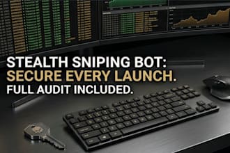 develop crypto sniper bot, memecoin bot, dsa,  dex trading bot and arbitrage bot