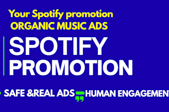 promote your spotify music track and album