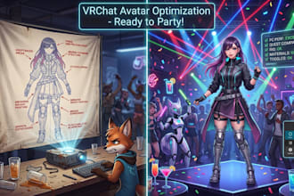 fix modify edit booth gumroad jinxxy payhip vrchat avatar vrc model booth avatar