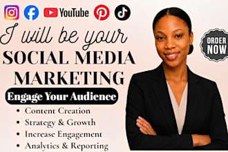be your social media manager social media marketing manager social media post