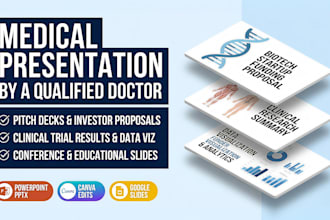design medical presentation healthcare powerpoint pitch deck ppt