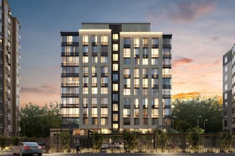 revitalize 3d high rise complex, multi story building,luxury apartment rendering