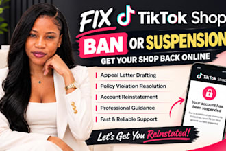 fix tiktok shop ban suspension reinstatement appeal violation category approval