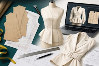 create accurate clothing patterns ready for production