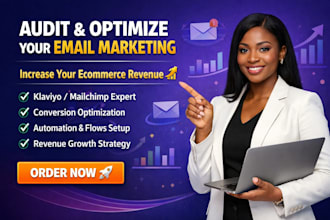 audit and optimize your email marketing to increase ecommerce revenue