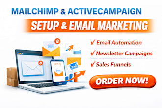 do mailchimp setup active campaign newsletters and mailchimp marketing