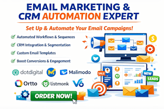 dotdigital mautic mailmodo benchmark ortto listmonk vision6 crm email automation