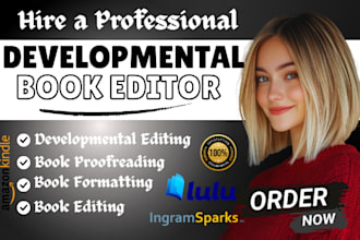 book editing for amazon kdp book formatting, developmental editor kdp publishing