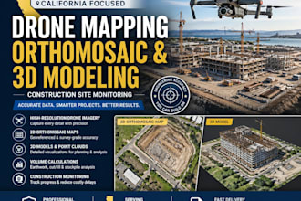 high precision drone mapping and 3d modeling for construction site monitoring