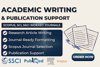 write and publish research article in scopus, ssci, sci, pubmed index journal