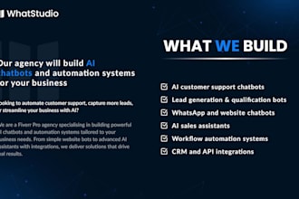 build ai chatbots and automation systems for your business