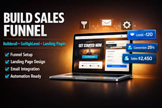 design builderall website sales funnel landing page builderall or gohighlghlevel