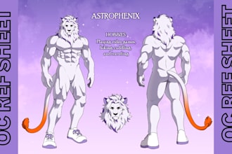 draw furry art fursona furry oc anthro ref sheet sfw nsfw furry reference sheet