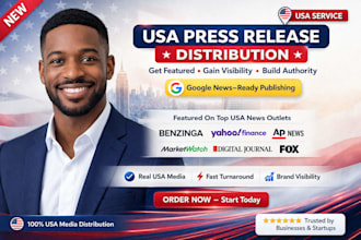 uk USA press release distribution for google news visibility and brand exposure