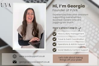 be your virtual assistant and business support partner