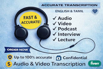 transcribe your audio and video