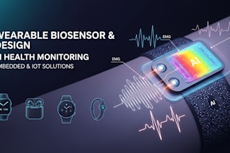 wearable biosensor, ai health monitoring system design, smart devices esp32 stm3