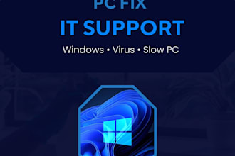 fix your PC issues and provide remote IT support