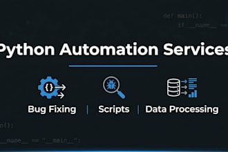 write python scripts for automation and bug fixing