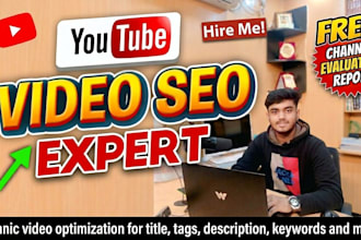 optimize youtube SEO for top ranking and organic views
