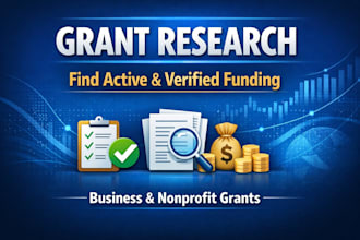 research and find business, nonprofit, and startup grant opportunities