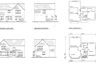 draft UK loft conversion plans with building regulation and construction notes