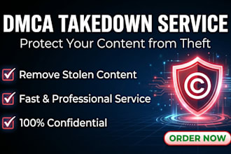 submit dmca takedown and remove stolen content from websites and social media
