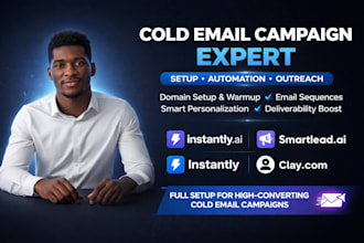 setup instantly ai smartlead ai instantly ai clay com for cold email campaign