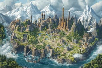 do fantasy map design