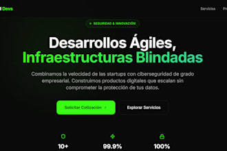 develop webs, software and ai solutions