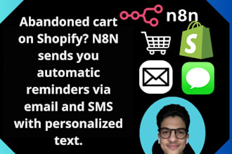 cree agent shopify, emails, SMS personnalisés j1 et j3