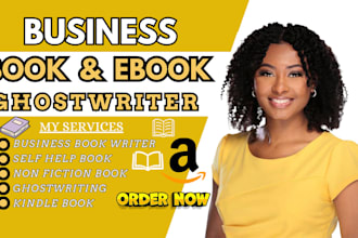 business self help book ghostwriter, non fiction ghostwriting, amazon kdp