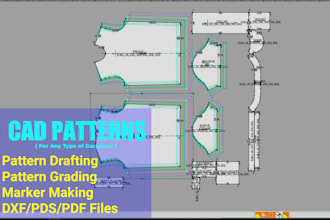 create professional digital sewing patterns for garments
