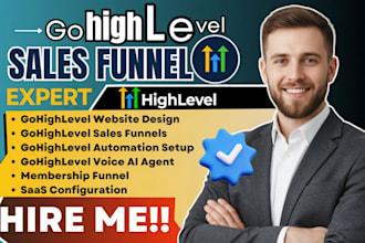 be gohighlevel expert, gohighlevel website sales funnel, ghl workflow automation