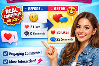 comment on posts to boost engagements and visibility